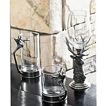 Эти очки имеют длинное и довольно забавное имя, но на самом деле они очень красивы. Очки сделаны из оловянного стекла и стекла, и они имеют элегантный и со вкусом дизайн, который будет дополнять даже самые лучшие настройки стола. Они измеряют 6''H и стоят 45 долларов.