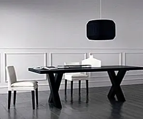 Черный обеденный стол - Andrea by Casamilano