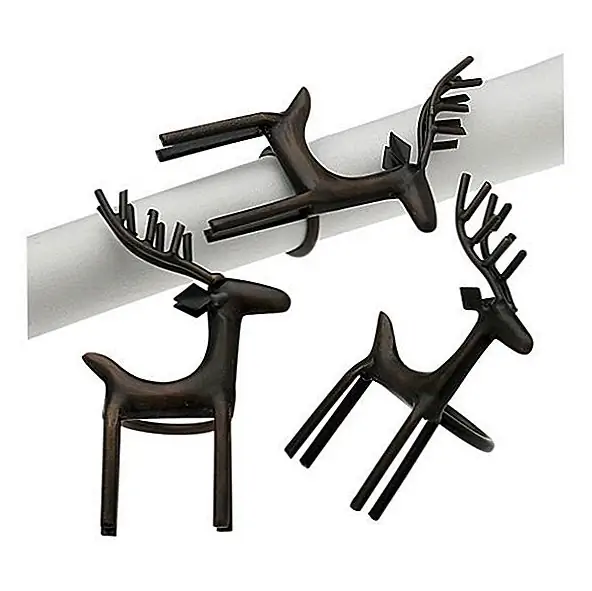 Бронзовое кольцо из оленей