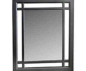 Красивое белое обрамленное зеркало Neal