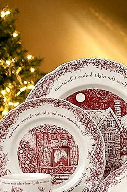 Коллекция рождественской посуды