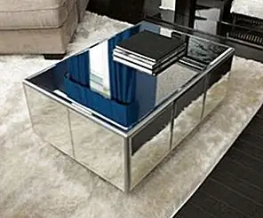 Как украсить зеркальными журнальными столами