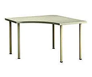 Белый угловой стол из ИКЕА