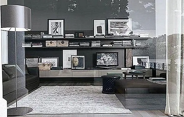 Существует несколько различных вариантов в отношении подвесных шкафов и полки. Они обеспечивают дополнительное пространство для хранения таких вещей, как компакт-диски, DVD-диски, электронные устройства и другие гаджеты. Sintesi - это очень функциональная деталь, предназначенная для современных гостиных. Он поставляется в натуральных тонах коричневого цвета в сочетании с белым и черным. Доступен на полосе.