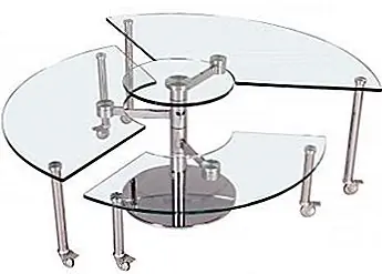 Загадочный стеклянный журнальный столик