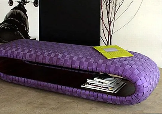 Многофункциональная тканая чековая скамья