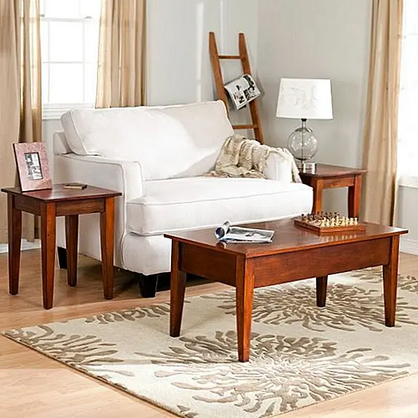 Ностальгический журнальный столик Turner Lift Top