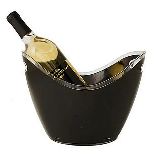 Черный современный ковш для льда