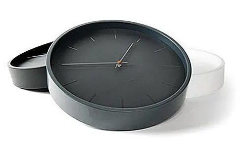 Глянцевые настенные часы для современного прикосновения