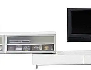 Современный белый развлекательный блок