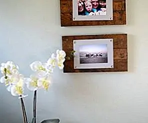 DIY Rustic Scrap Wood Picture Frames Spotlight Любимые фотографии