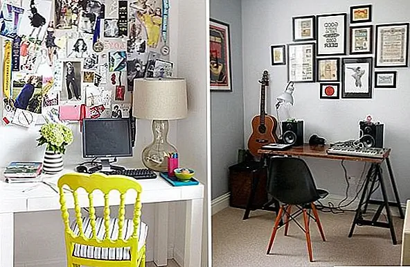 Это хорошее место для украшения вдохновляющими произведениями; коллаж выше вашего рабочего места будет хороший район, чтобы напомнить себе, чтобы работать, но все же сделать перерыв, когда это необходимо. Смешение фотографий, забавных фрагментов и фраз подойдет вашему домашнему офису в самый раз.