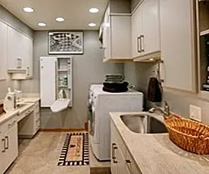 Хорошо организованные комнаты для стирки, которые вызывают хлопот