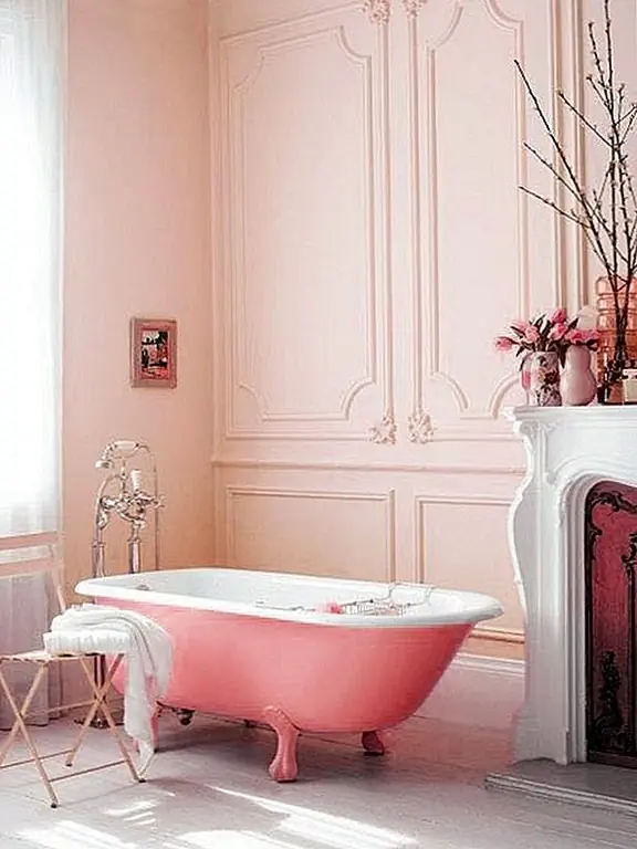 Ванны можно восстановить и получить любой цвет, который вы хотите, в том числе розовый. Так что смешайте его немного. Розовый цвет может быть прекрасным цветом для автономной или когтистой ванны для ног.