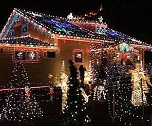 Удивительный Открытый Рождественские огни Дом Отделка