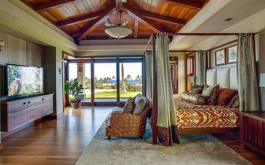 Как иметь тропическую, островную спальню дома