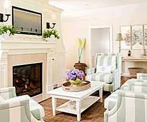 Как украсить свою гостиную с бирюзовыми акцентами