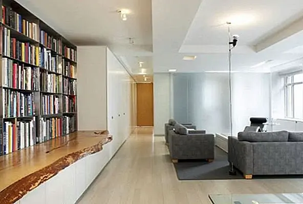 Для гостиной есть много идей, которые будут работать. Например, эта современная гостиная оснащена обложкой из натурального камня, которая контрастирует с белыми стенами, но соответствует некоторым другим деталям. Это очень красивый акцент, который отлично работает в этом минимализме, спокойном декоре.