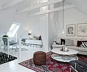 Дуплексный дизайн интерьера с хорошо известным скандинавским чувством