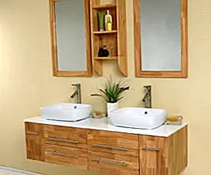 Fresca Bellezza Природные деревянные сосуды раковины тщеславие