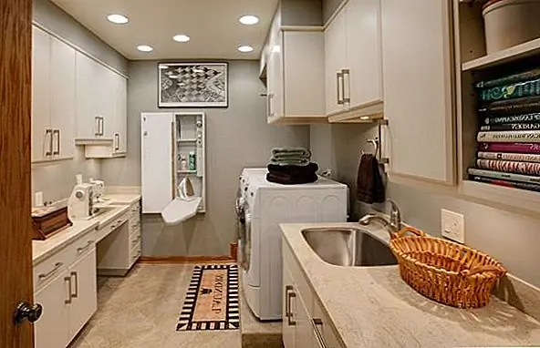 Хорошо организованные комнаты для стирки, которые вызывают хлопот