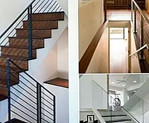 Современные конструкции перил, которые делают лестницу стоящей