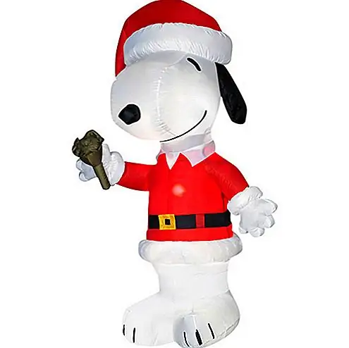 Воздушный надувной надувной снегопад Санта-Рождественский декор, 6 'Высокий за 39 $