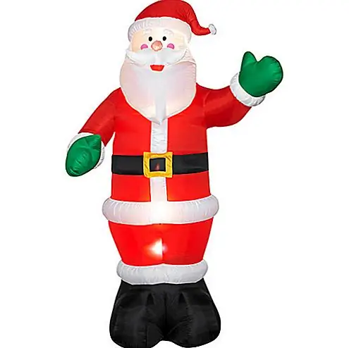 Воздушный надувной Санта Рождественский Декор, 12 'Высокий за 69 $