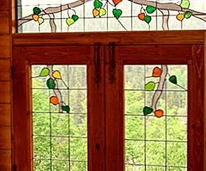 Витражные передние двери
