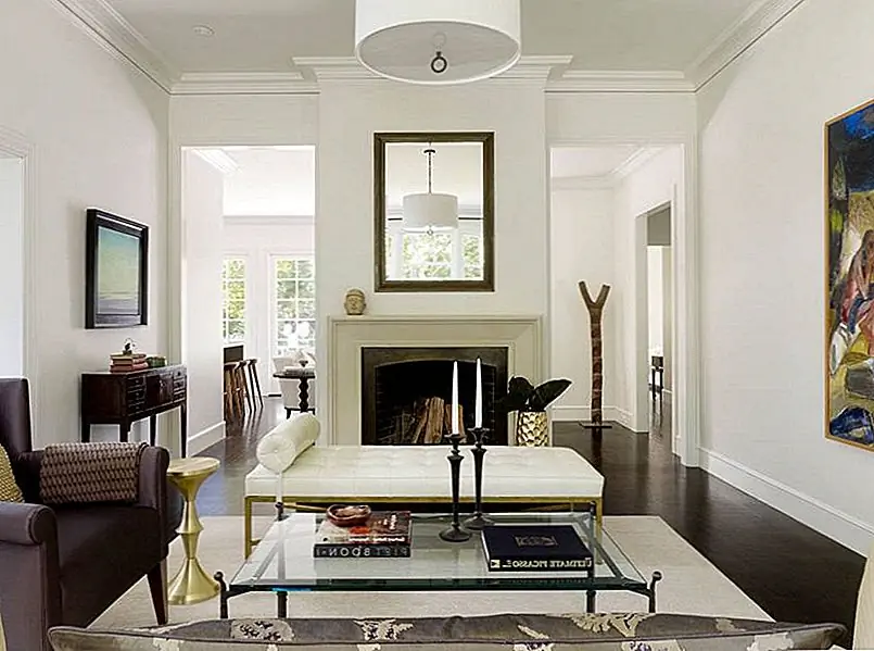 Белые стены в пространствах, которые имеют архитектурные недостатки или отвлекающие особенности, не самый лучший вариант. Белый имеет тенденцию проявлять, а не скрывать или скрывать недостатки. {Найден на kathleenbost}.