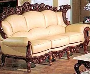 Изысканные викторианские кожаные диваны