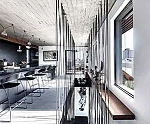 Дуплексный пентхаус с террасой на крыше получает графическую редизайн