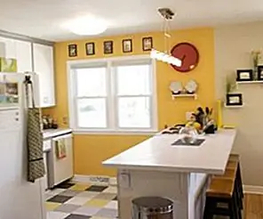 Счастливые цвета краски для веселого дома