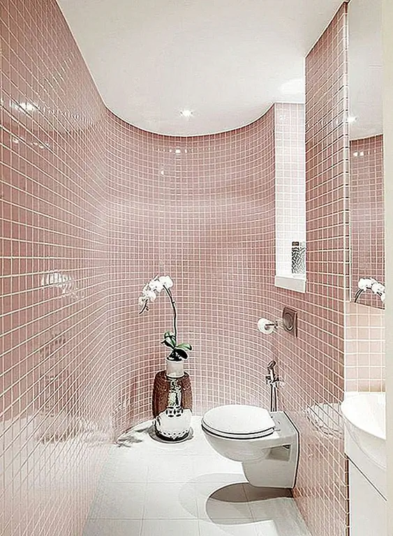 Некоторые из вас, вероятно, живут в доме с старинной розовой плиткой. Хорошие новости: вы можете перестать презирать это сейчас! Так как розовый кварц пришел на помощь, многие другие люди, вероятно, подумают о том, чтобы установить розовую плитку в их ванных комнатах. (через Дель Сальтеадо)
