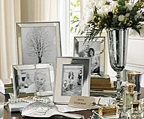 Классические серебряные рамки из керамического амбара