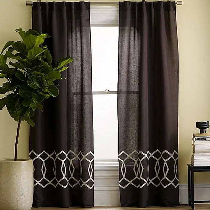 Алмазные ссылки Вышитые шторы