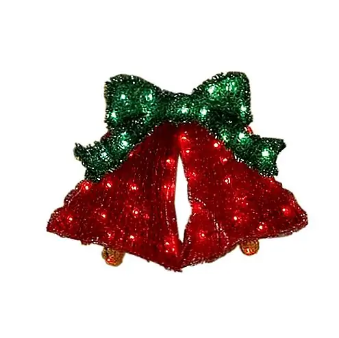 Праздничные живые светодиодные акриловые колокольчики