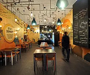 Известный дизайн ресторана сэндвич-стейк в Мельбурне