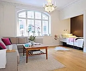 Гладкая и красивая квартира в Швеции