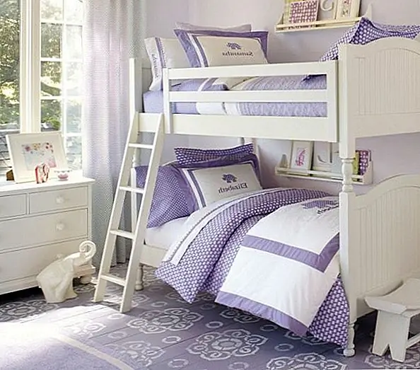 Удобная и защитная двухъярусная кровать Catalina