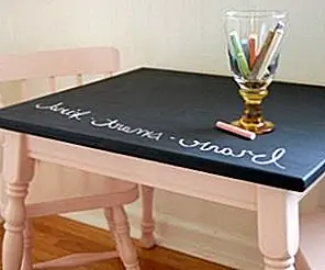 Как использовать краску для досок, чтобы сделать стол стоять