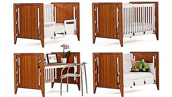 Реконфигурируемая кроватка, которую вы можете использовать с того дня, когда вы родились, до того дня, когда вы умрете