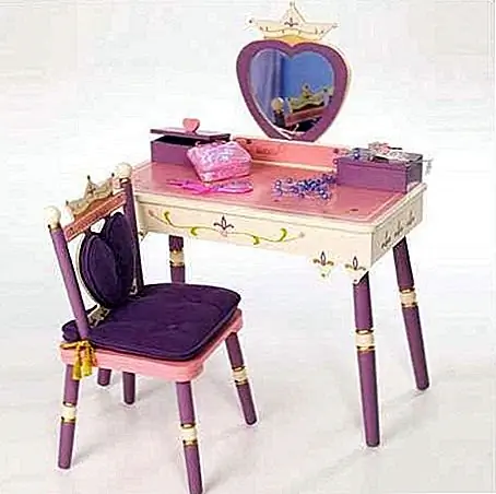 Уровень стола Discess Princess Vanity и набор стульев