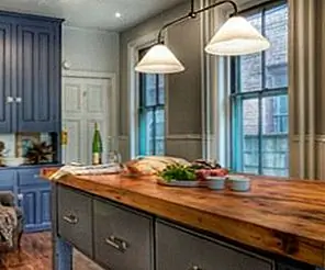 Красивые деревянные столешницы для кухни