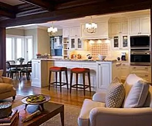 Пять красивых открытых кухонных интерьеров