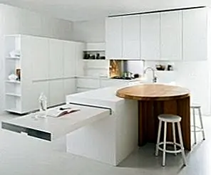 Компактная, стильная и минималистическая кухня Slim, спроектированная Эльмаром