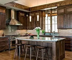 10 видов деревенских кухонных шкафов для сосны для