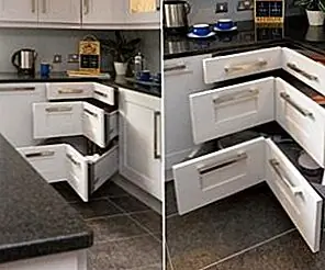 10 идей для углового шкафа, которые оптимизируют ваше кухонное пространство