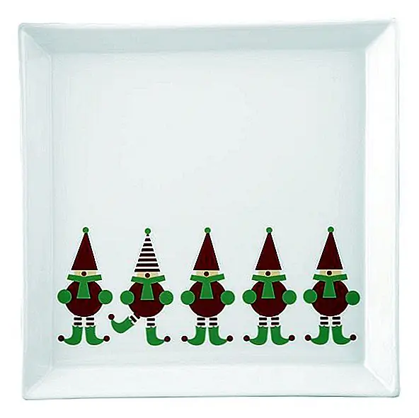 Jingle Elf Platter из ящика и бочки