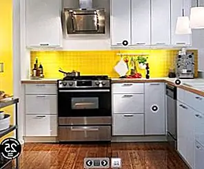 Желтые идеи вдохновения кухни